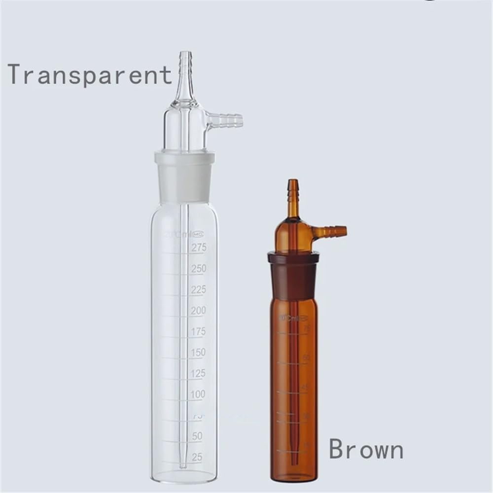 1 teil/los 10 ml/25 ml/50 ml/75 ml/125 ml/250 ml/275 ml Laborglas Aufpralldämpfer Rohr Sampler Flasche(275ml Brown)