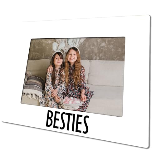 FRRCREU Best Friends Photo Frame For 4 X 6 Picture With Back Bracket - Besties - Best Friends Keepsake Picture Frame