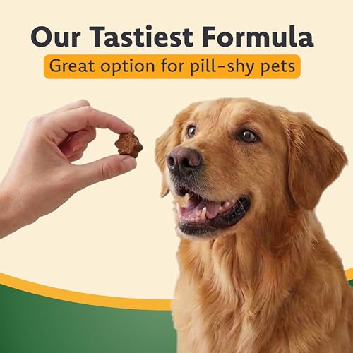 Ocu-GLO Cat & Dog Supplement for Eye Support - Chewable Vision Vitamins Supplements for Large and Small Pets Care with Lutein, Omega-3 Fatty Acids, Grape Seed Extract & Antioxidants