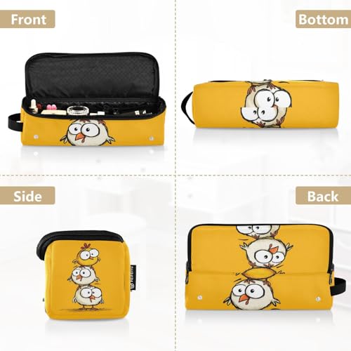 Funda de viaje 2 en 1 para plancha y rizador con tapete resistente al calor impermeable organizador de viaje para planchas, rizadores, amarillo miniatura 5
