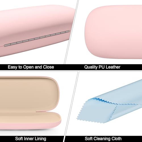 Image of Eyeglasses Case, Hard Shell Protective Case for Glasses, Unisex for Women Men