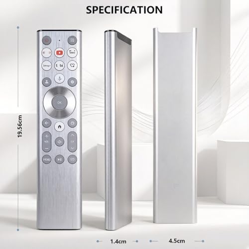Télécommande ERF6A80 pour Hisense U6 U7 U8 Mini-LED ULED 4K UHD Google TV
