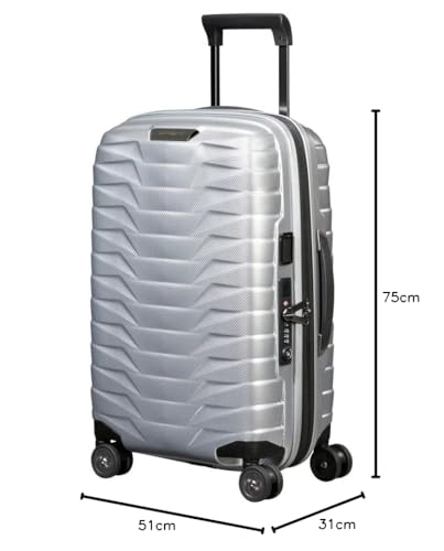 Image of SAMSONITE PROXIS Spinner 75 /28 Silver HARDSIDE Large Check-in Luggage