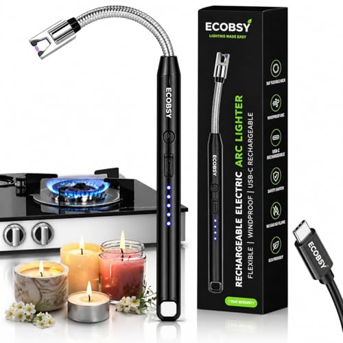 Rechargeable Electric Gas Lighter for Kitchen, Lighter for Gas St...
