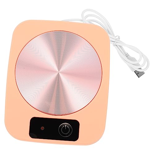 PRETYZOOM Warm Coffee Mug Desk Cup Warmer Electric Heating Coaster Milk Warmer Safety Auto-Off Function