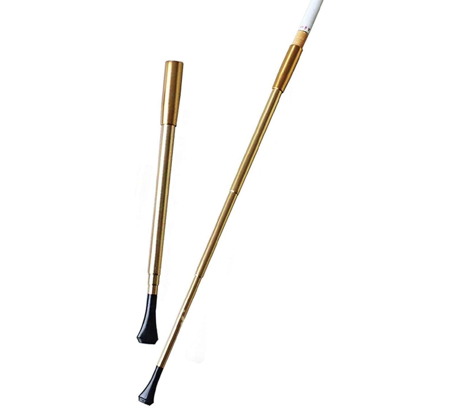 JIL Long Extendable Cigarette Holder for Women 1920s Great Gatsby Costume Cosplay, Gold, Cigarette Holder