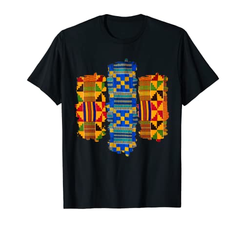 Patchwork africain traditionnel Dashiki Kente Art Illustration T-Shirt