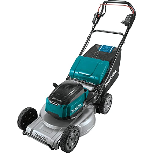 Image of Makita XML09PT1 36V (18V X2) LXT Brushless 21 inch Self-Propelled Commercial Lawn Mower Kit with 4 Batteries (5.0Ah)
