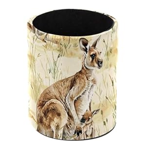 VAPOKF Stiftehalter Känguru-Mutter und Junges