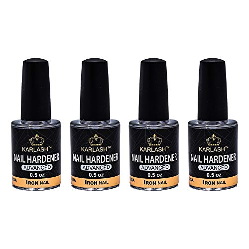 4 PCS Karlash Nail Hardener Advanced Formula Iron Nail Strong and Growth 0.5 oz