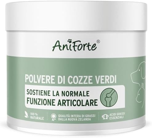AniForte Green Lips Mussel Powder for Dogs and Cats 250g - Natura...