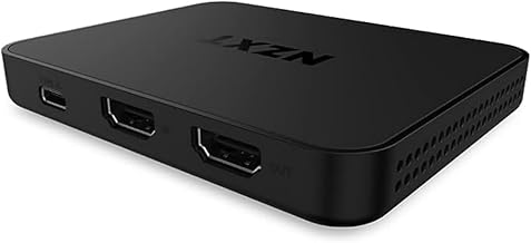NZXT Signal 4K30 Full HD USB Capture Card - ST-SESC1-WW - 4K60 HDR and 240Hz at Full HD (1080p) - Live Streaming and Gaming - Zero-Lag Passthrough - Open Compatibility