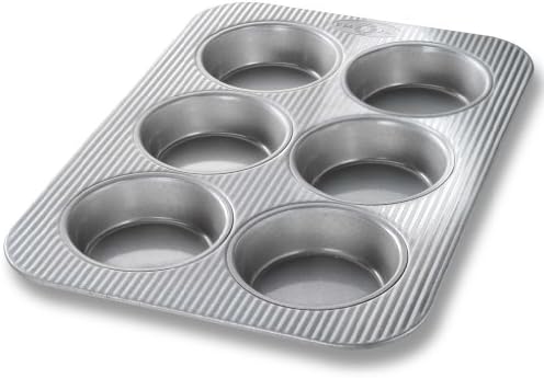 USA Pan Bakeware Nonstick Mini Round Cake Pans, Aluminized Steel - Thumbnail 3