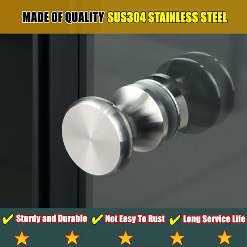 Brushed Nickel Stainless Steel Shower Door Handle