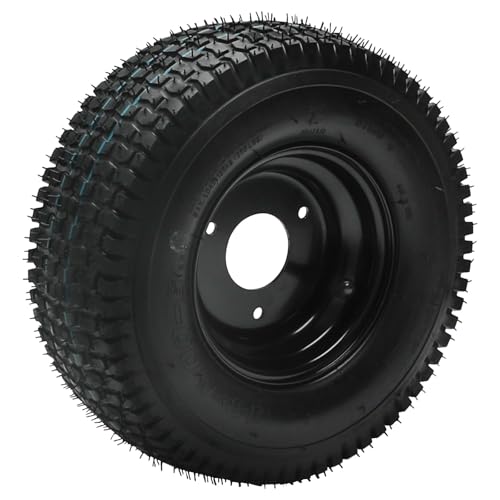 CWTD 13x5.00-6 Tubeless 6" Tire & Wheel Assembly, 3-Stud Rim