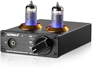 AIYIMA T3 Tube MM Phono Preamplifier HiFi Preamp With Gain Stereo Audio Preamplifiers For Turntable Phono Audiophile/Record Player