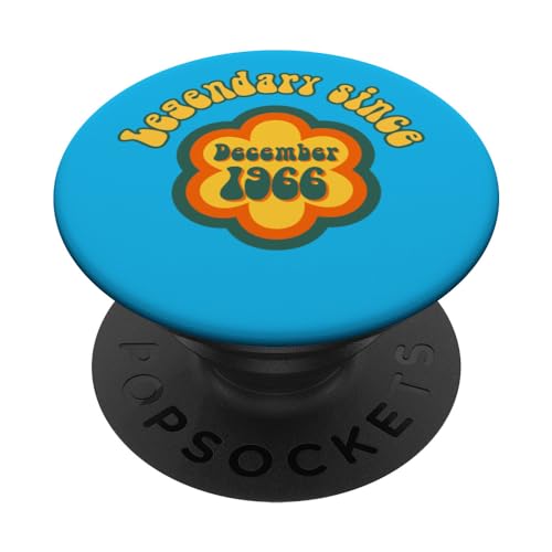 Nacido en Diciembre de 1966 Cumpleaños Legendario desde 1966 PopSockets PopGrip Intercambiable