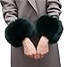 Alianm Women'S Faux Fur Wrist Cuffs 3Pairs Fashion Hand Ring Oversleeps Wraps Winter Warm Faux Fox Fur Cuffs Wristband(C-7)