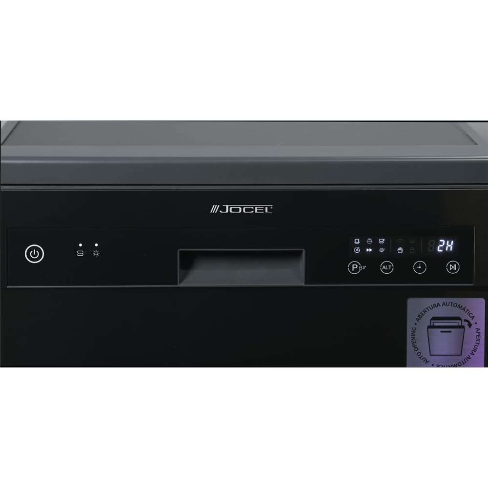 Lavavajillas Jocel JLLI023018, Servicio de 15 cubiertos, 6 Programas, Potencia resistencia 1850W