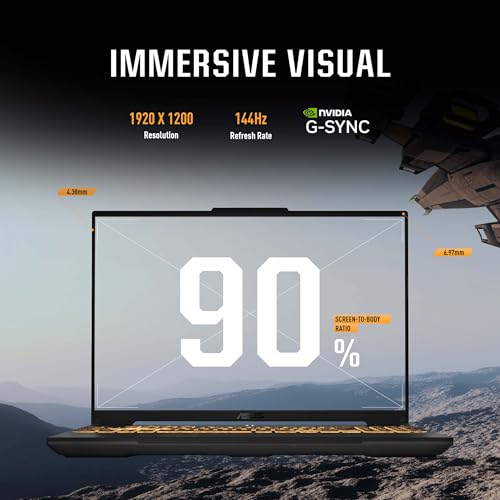 Image of ASUS TUF Gaming F16 (2025) Gaming Laptop, 16 inch WUXGA FHD+ 144Hz, 100% sRGB Display, GeForce RTX 4050, Intel Core 5 Processor 210H, 16GB DDR5, 1TB PCIe SSD Gen 4, Wi-Fi 6, Windows 11, FX607VU-AS51-CA