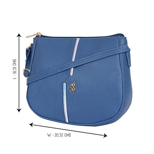 Image of Baggit Women Saddle Sling Bag Xxs Size | Ladies Stylish Casual Cross Body Purse Handbag