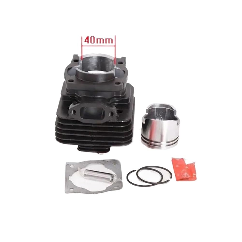 Kits de pistón de Cilindro compatibles con Motores de desbrozadora de césped de 40 mm, 44 mm, 40-5/430/TL43/TU43, CG430 y CG520, 43 CC y 52 CC, con Junta de cojinete.(52CC)