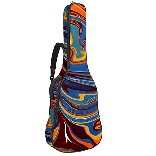 Housse imperméable pour guitare acoustique avec double bandoulière et poche, Multicolore 01., 42.9×16.9×4.7 in… - Les Beatles, Paul McCartney, John Lennon, RIngo Starr, George Harrison Housse imperméable pour guitare acoustique avec double bandoulière et poche, Multicolore 01., 42.9x16.9x4.7 in…
