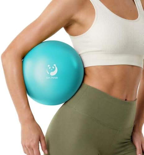 Slim Panda Ballon Pilates Petite,23 cm Anti-Slip Ballon de Gymnas...