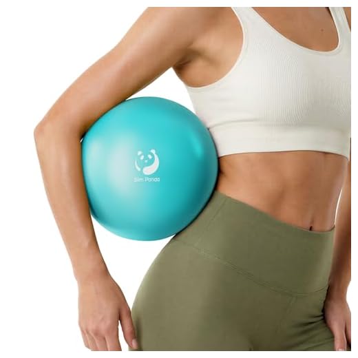 Slim Panda Pelota de Pilates 23cm, Antiexplosión Antideslizante PVC Pelota de Gimnasia, Soft Balones de Yoga para Terapia Geriátrica, Fitness, Entrenamiento del Equilibrio