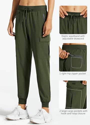 Image of Libin Women's Hiking Cargo Pants Quick Dry Joggers Petitle /Regular /Tall