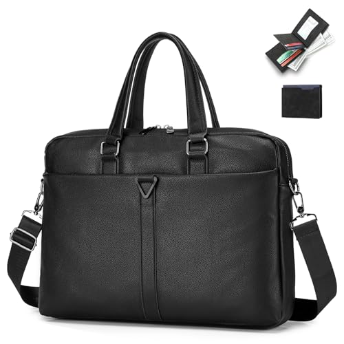 Bolsa de mensajero vintage para el trabajo y la escuela con espacio de 15,6"