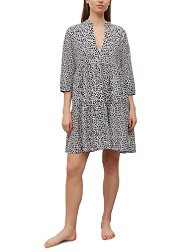 Marc O’Polo Body & Beach W-Beach Tunic Salida de baño, Blauschwarz, XS para Mujer Cover