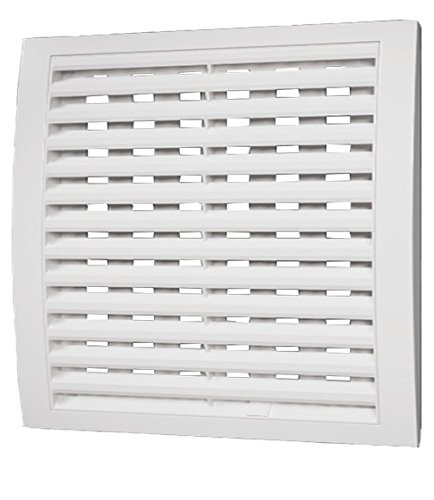 25x25cm Grille de Ventilation Réglable Grille d'aspiration Insufflation Aération