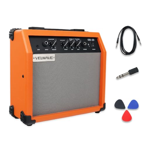 Amplificador de bajo eléctrico (naranja)