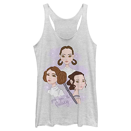 Camisa Star Wars Galaxy Girls blanca de mujer talla M