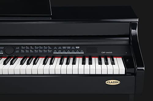 Classic Cantabile DP-A 410 Piano Numérique – 88 touches clavier électronique – Synthetiseur avec USB-MIDI, 600 voix, 128… - Les Beatles, Paul McCartney, John Lennon, RIngo Starr, George Harrison Classic Cantabile DP-A 410 Piano Numérique - 88 touches clavier électronique - Synthetiseur avec USB-MIDI, 600 voix, 128… – Image 7