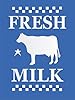 Stencils by Joanie Fresh Milk Dairy Cow Farmhouse Country Holstein DIY Art Signs #4