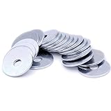 arandela m60 Tipo de arandela: plana. M6 (6 mm x 25 mm OD) arandelas para guardabarros de gran tamaño – acero (Pack de 20)