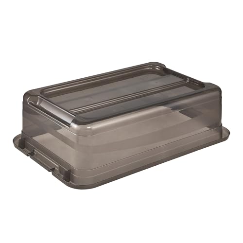 Keeeper Cornelia 28L boîte plastique empilable avec couvercle clipsable x2