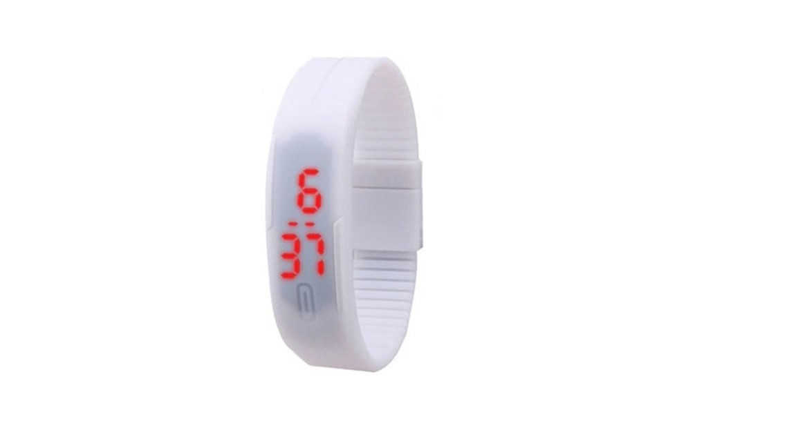 Rablea Led Digital Watches Jelly Wristwatch Magnet Lock White- RMGWHT (B01DCDICS8) Amazon Price History, Amazon Price Tracker
