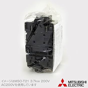 電磁開閉器　200V   3.７kw  MSO-T25 三菱 三菱電機 電磁開閉器 MSO-T10 0.025kW 200V【0.17A(0.14