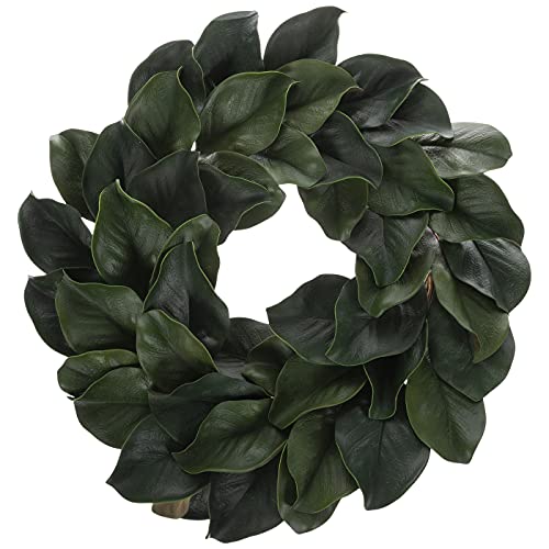 Hobby Lobby Dark Green Magnolia Leaves Wreath for...