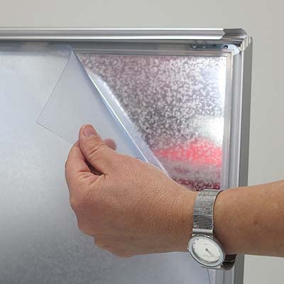 DisplayLager - Ersatzfolie für Kundenstopper/Klapprahmen, Antireflex und UV Schutz ((A1) 59,4 x 84,1) Cover