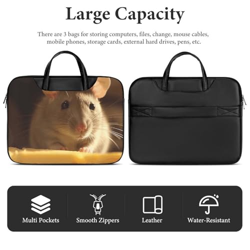 Rat Eats Cheese Laptop Shoulder Bag 17 Inch miniatura 5