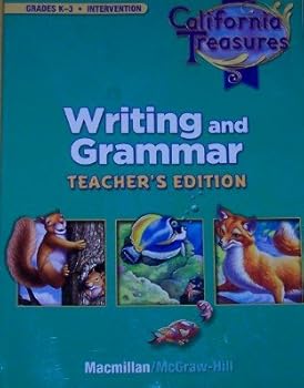 Paperback California Treasures Writing and Grammar Intervention (Grades K-3 Teacher's Edition) Book
