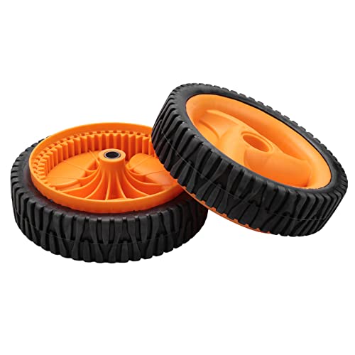 Nudiuhis Lot de 2 Roues de Tondeuse à Gazon de 196 Mm pour Husqvarnaa 5324025-67, 5324029-36, 532402567, 532402936