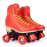 Rookie Rollerskates Skates, Erwachsene, Unisex, Rot (Rot), 39,5