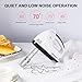 Showvigor Electric Hand mixer - 7 Adjustable Speed 180W Handheld Mixer Electric Whisk with 5 Stainless Steel Accessories, Turbo Boost/Self-Control Speed + Eject Button Food Beater for Cakes Eggs