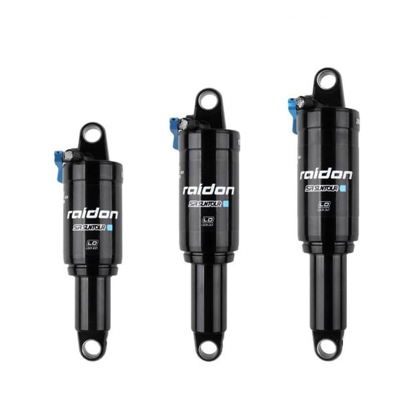 Amortiguador Bicicleta Amortiguadores traseros for bicicleta, 165/190/200 mm, presión de rebote, suspensión neumática for montaña BMX(165x38mm)