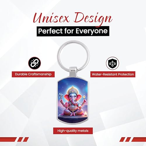 Image of Premium Printed Metal Keychain for Men & Women | High-Definition Artwork Print | Durable Key Ring for Car, Bike, Home & Office Keys | Stylish Decorative Key Holder Gift